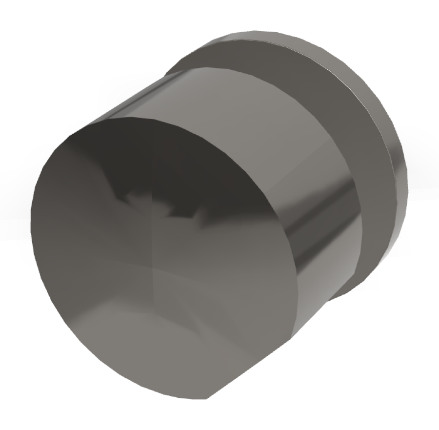 Смеситель для душа Carlo Frattini SO, настенный, без ручек, Ø70 мм, внешняя часть, цвет чёрный хром