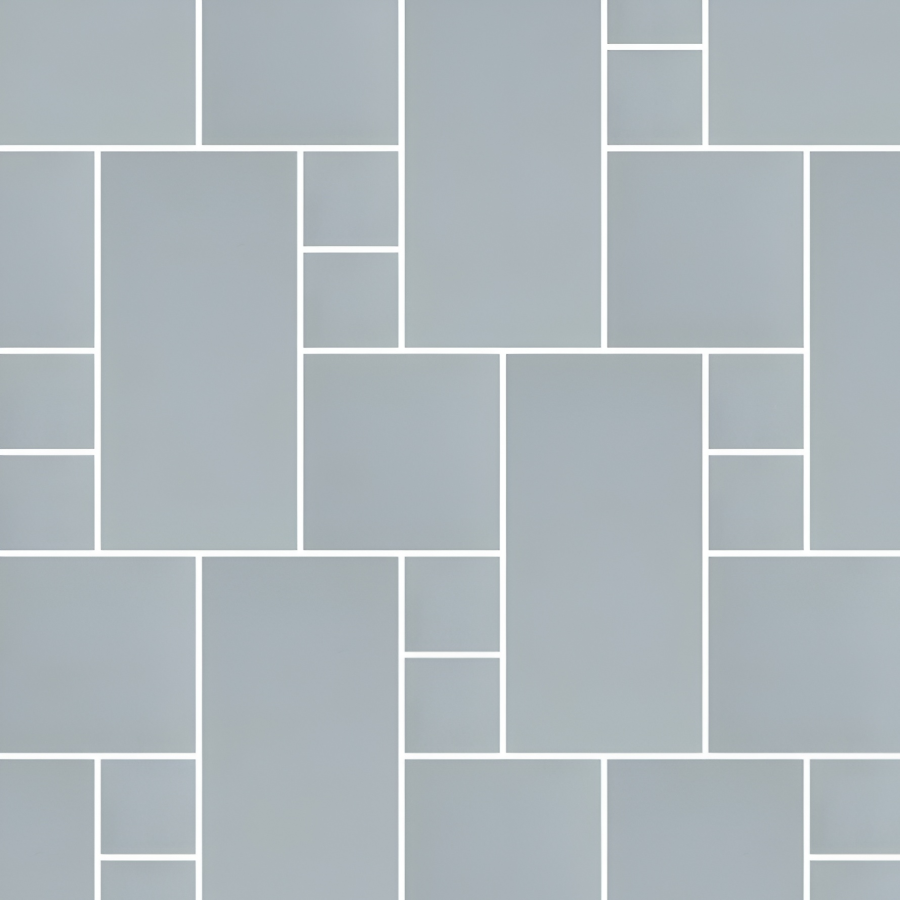 Micro. Керамогранит Microtiles Offset Azure 35,1x30,1