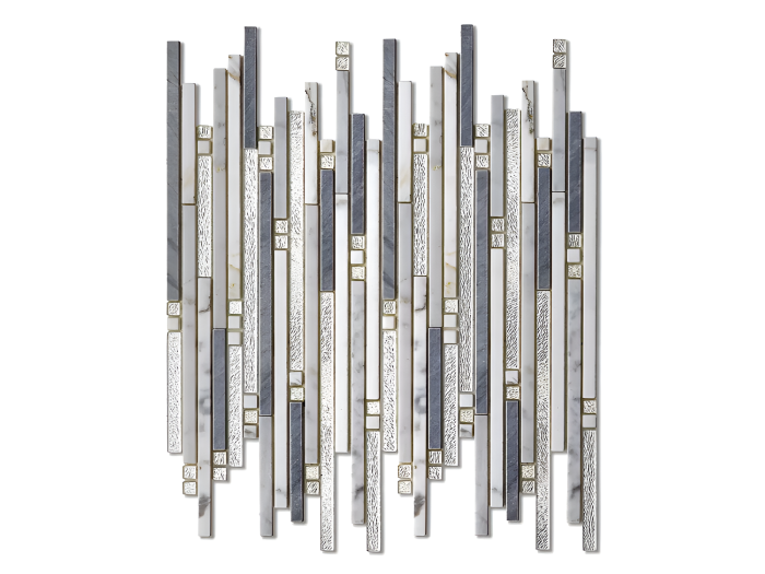 На изображении товар Sicis Стеклянная мозаика Fibers Thin Ice 286x325 mm от официального представителя в Москве