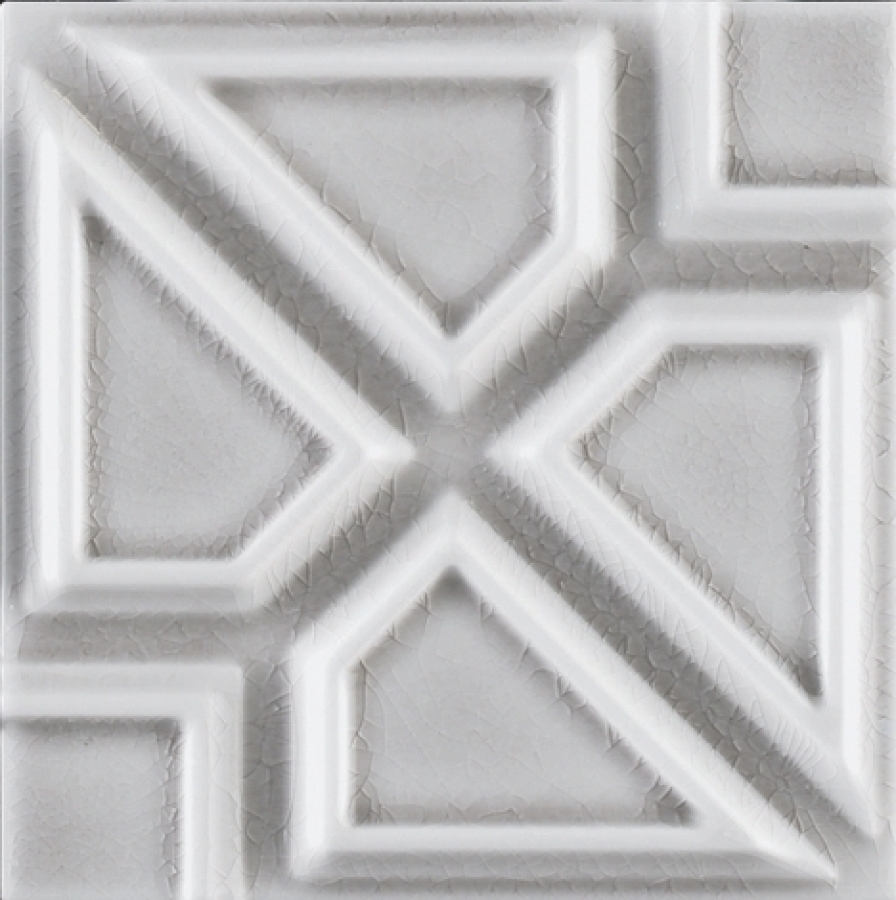 CERAMICHE GRAZIA Керамическая плитка FORMELLE MILANO 13X13 ARGENTO CRAQUELE'