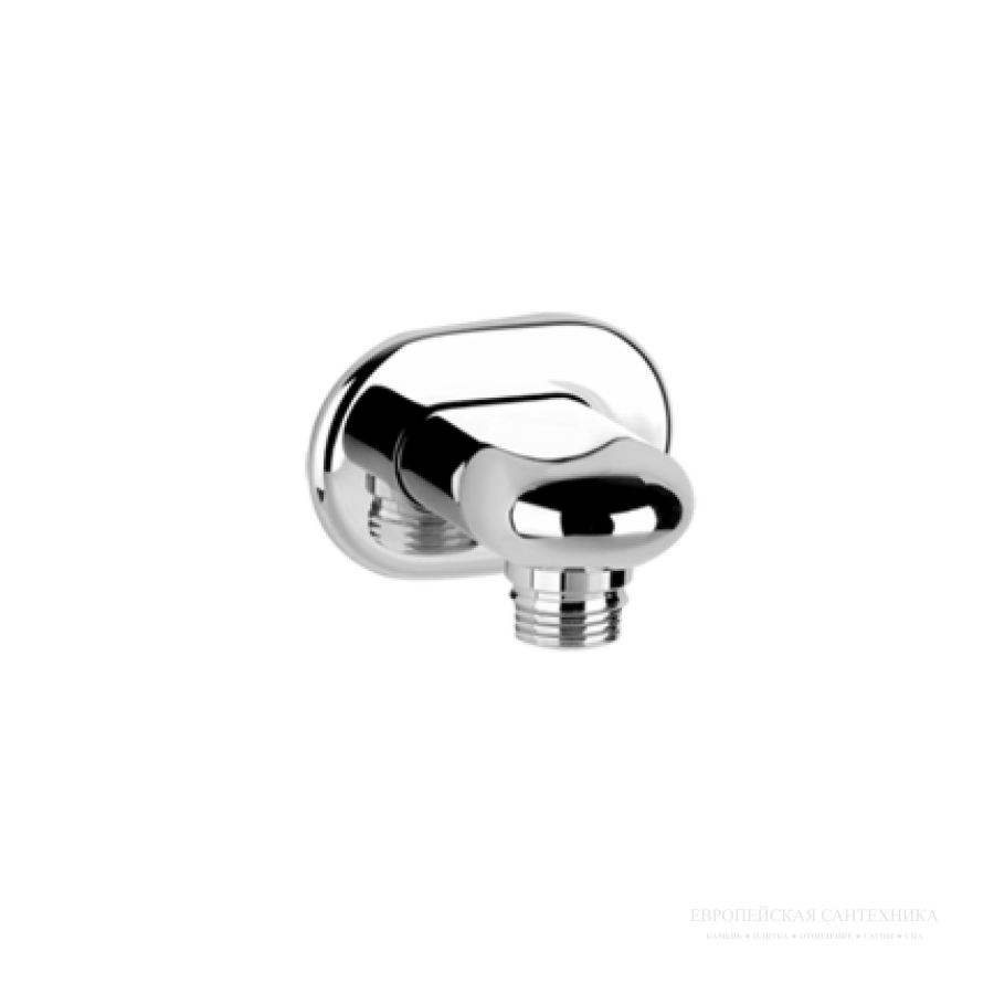 Шланговое подсоединение для вывода воды Goccia Gessi 68х45 мм, цвет White CN