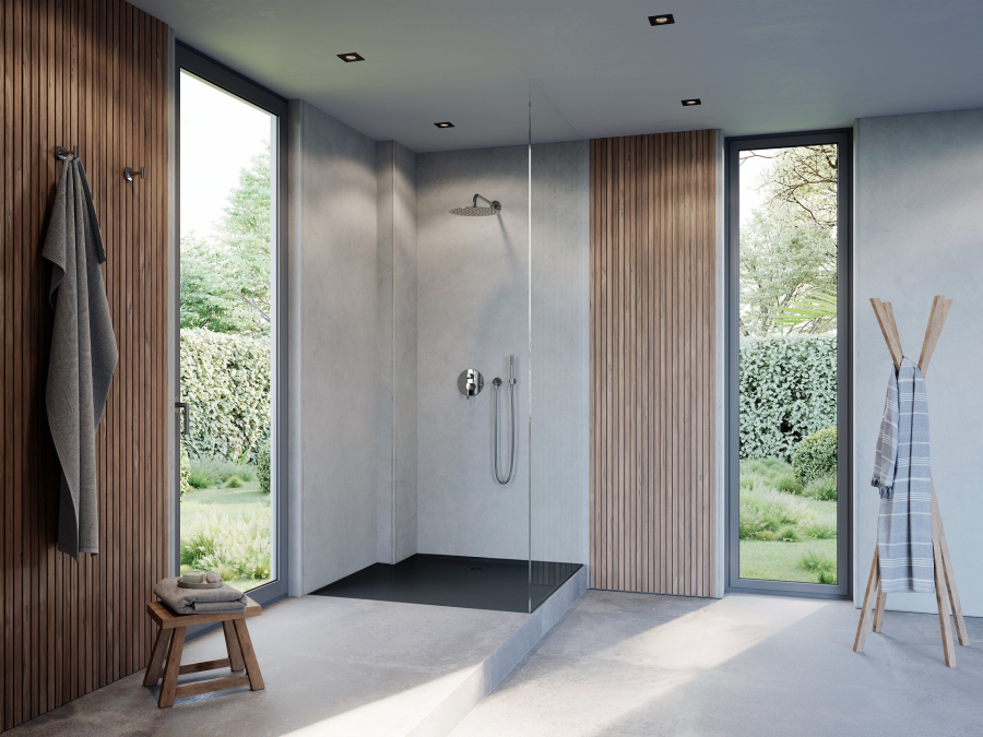 Смеситель для душа Duravit C.1 однорычажный, внешняя часть, цвет хром - изображение 4