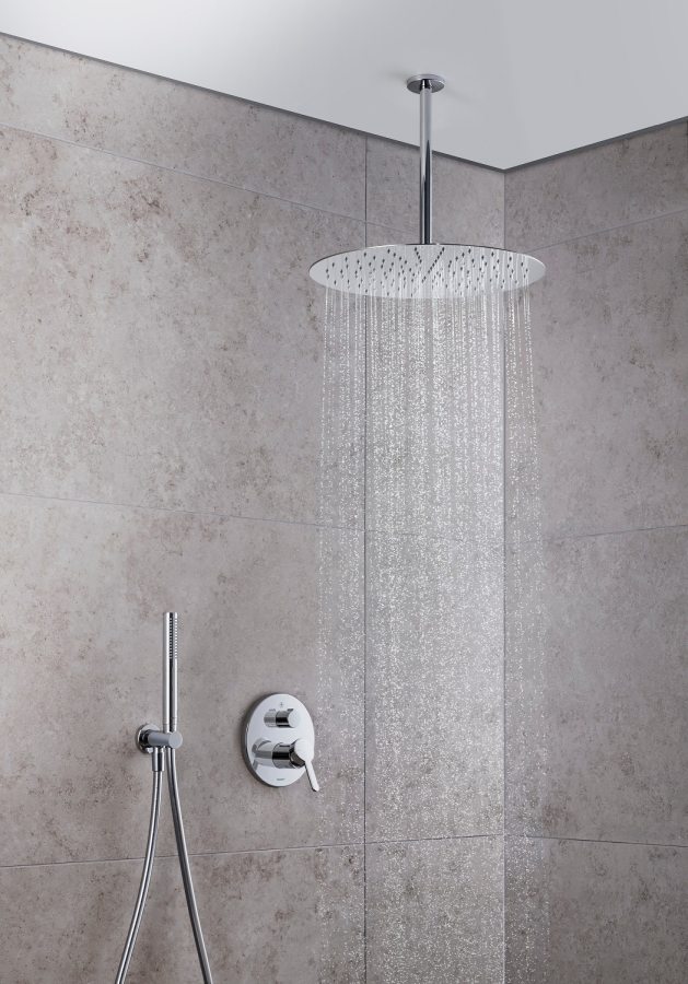 Смеситель для душа Duravit C.1 однорычажный, внешняя часть, цвет хром - изображение 2