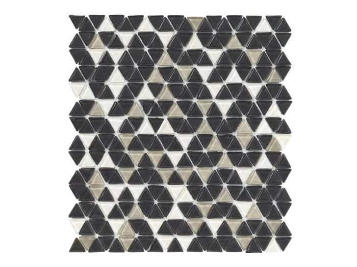 На изображении товар Sicis Смальтовая мозаика Trigono Blends Mosaic Francisco chips size 19x21 mm sheet-size 284x300 mm от официального представителя в Москве