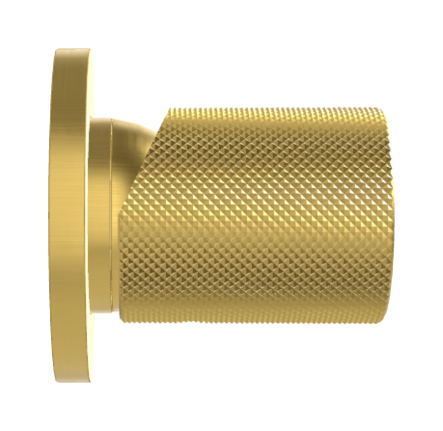 Смеситель для душа Carlo Frattini Spillo Tech, ручка G Collection, Ø70 мм, внешняя часть, цвет брашированное золото - изображение 2