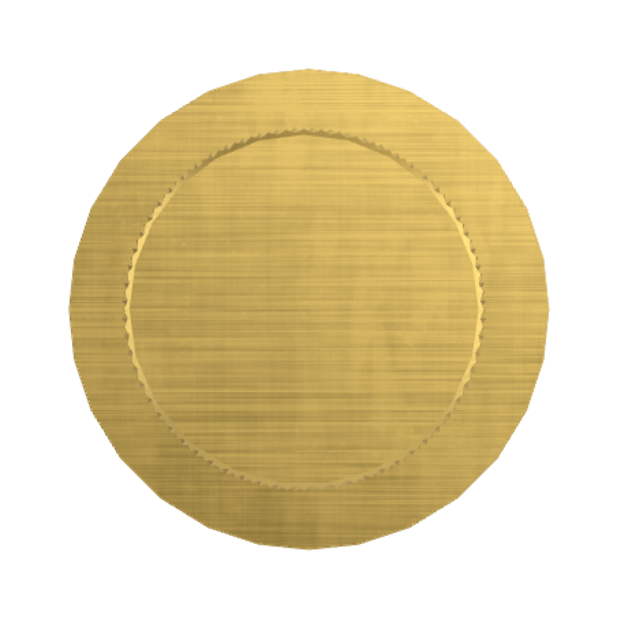 Смеситель для душа Carlo Frattini Spillo Tech, ручка G Collection, Ø70 мм, внешняя часть, цвет брашированное золото - изображение 1