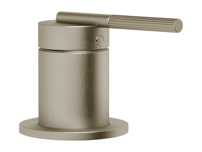 На изображении товар Смеситель Gessi Ingranaggio, удалённого управления, цвет Finox Brushed Nickel от официального представителя в Москве