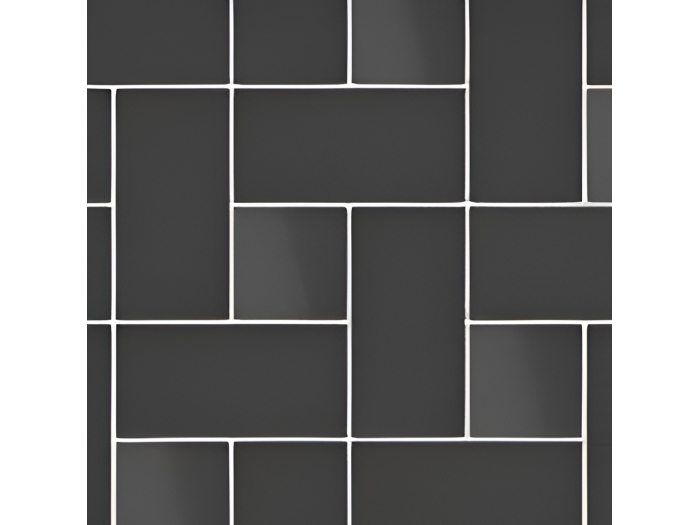 На изображении товар Micro. Керамогранит Microtiles Spiral Mix Glaze Black 33,7x33,7 от официального представителя в Москве