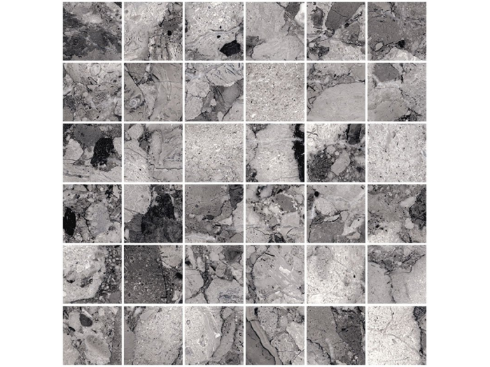 На изображении товар Santagostino Керамогранит Venistone Mosaico Dark Kry, 30x30 от официального представителя в Москве