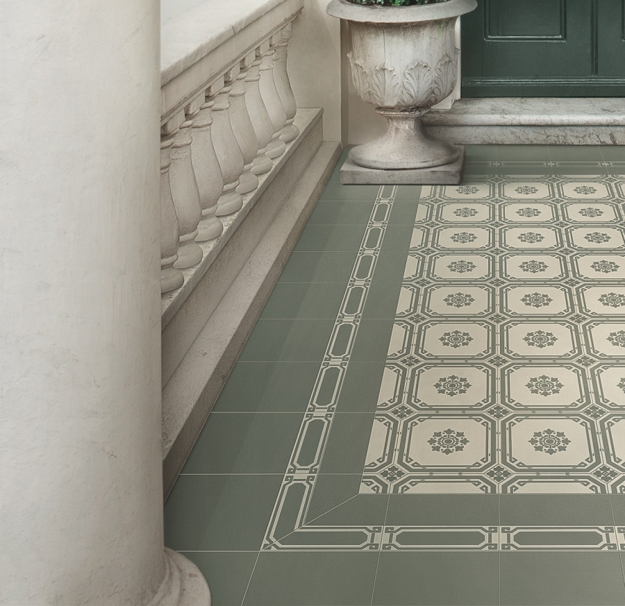 CERAMICHE GRAZIA Вставка OLD ENGLAND TOZZETTO DECORO ED 4X4 BATH - изображение 1