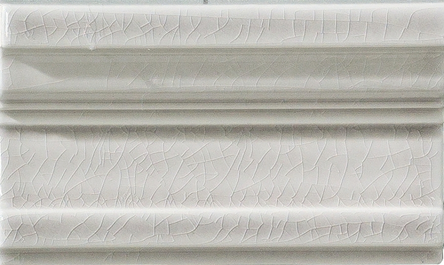 CERAMICHE GRAZIA Бордюр ESSENZE CAPITELLO 7,5X13 ARGENTO CRAQUELE