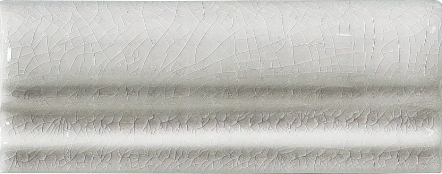 CERAMICHE GRAZIA Бордюр ESSENZE BORDURA LINEARE 5X13 ARGENTO CRAQUELE