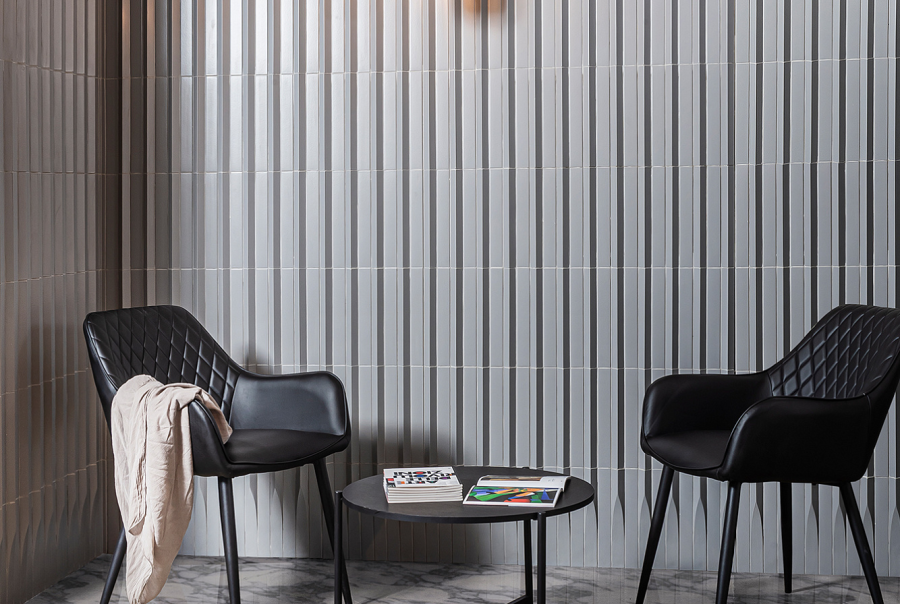 Etruria Керамическая плитка TOWER 3.8X30 Raccordo Piano/Prisma + Prisma Earth Matt Montato Su Rete 16X30 - изображение 3