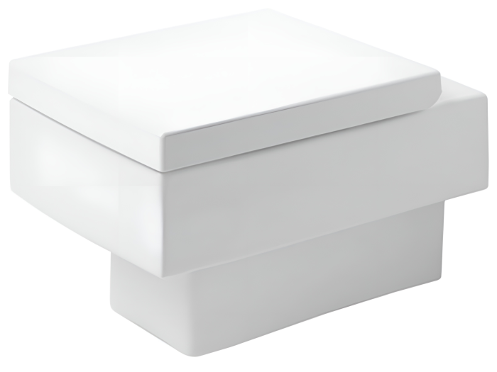 На изображении товар Унитаз подвесной Duravit Vero, вертикальный смыв, цвет: белый от официального представителя в Москве