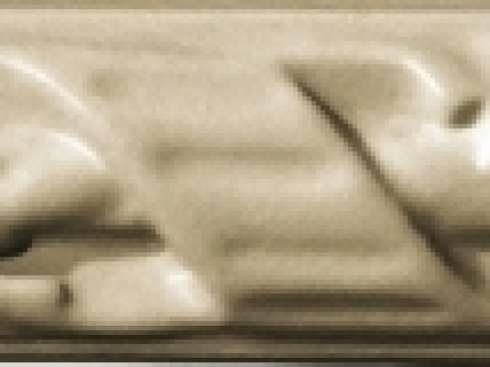 На изображении товар CERAMICHE GRAZIA Бордюр AMARCORD FREGI M 4X20 DARK TABACCO MATT от официального представителя в Москве