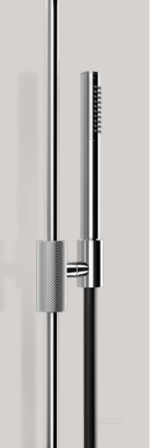 Штанга для душа Gessi Anello h900 мм, настенная, цвет Finox Brushed Nickel - изображение 1