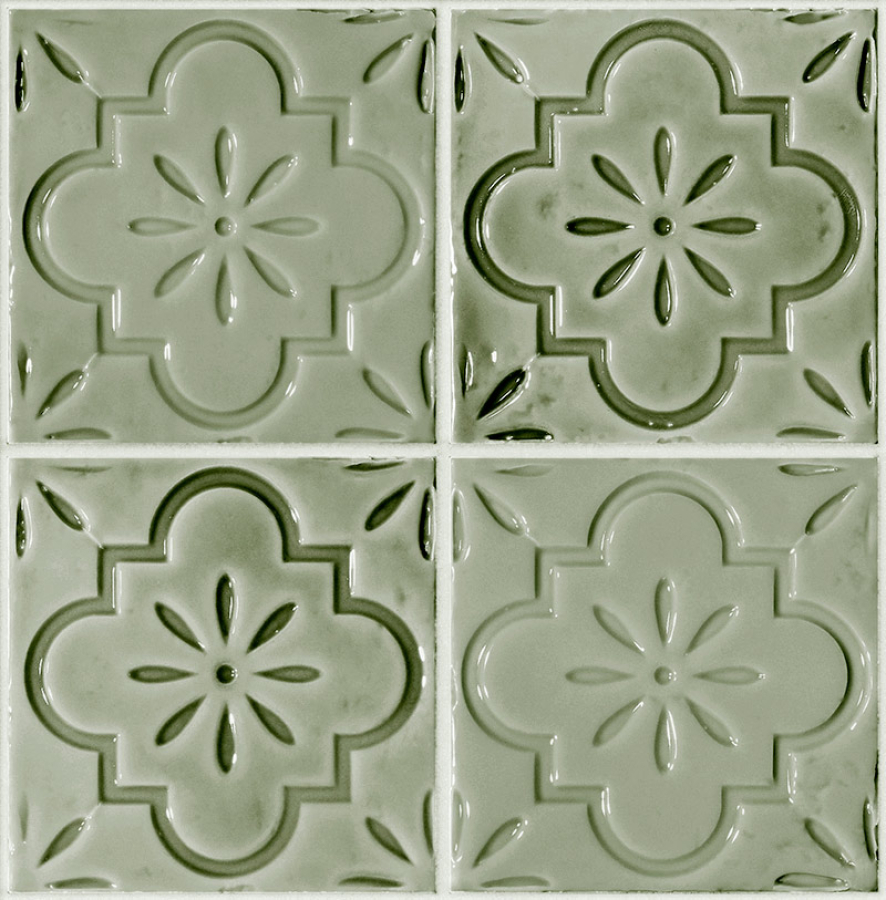 CERAMICHE GRAZIA Керамическая плитка SHADES OF ART 13X13 GIRALDA JADE - изображение 1