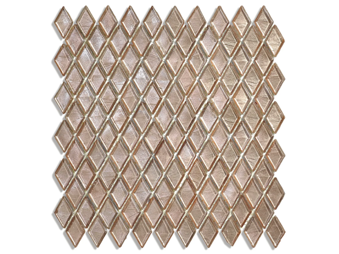 На изображении товар Sicis Стеклянная мозаика Diamond ITEM H1 Murowa chips size 23х40 mm sheet size 229x272 mm от официального представителя в Москве