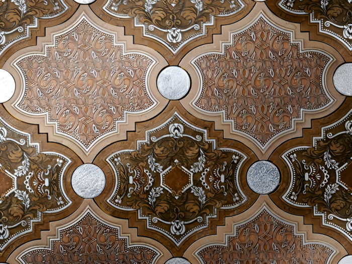 На изображении товар Akros Venezia Камень The Original Aquarius TS Travertino Classico Travertino Noce Silver 20х21,1х1 от официального представителя в Москве