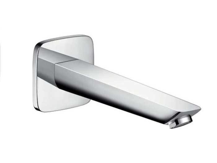 На изображении товар Излив для ванны Hansgrohe Logis 195 мм, цвет Хром от официального представителя в Москве