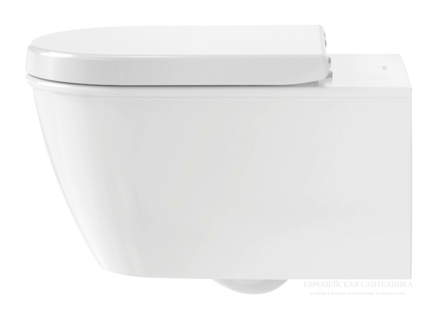 Унитаз Duravit Darling New подвесной, 625 х 365 мм, цвет белый с WonderGliss - изображение 3