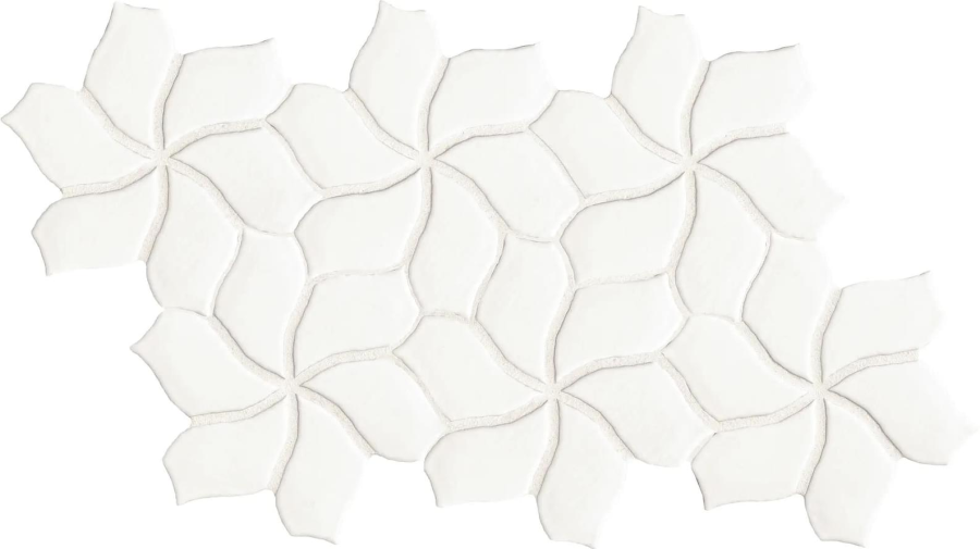 Mutina Керамогранит Botanica Flower White Matt 23,5X41,1