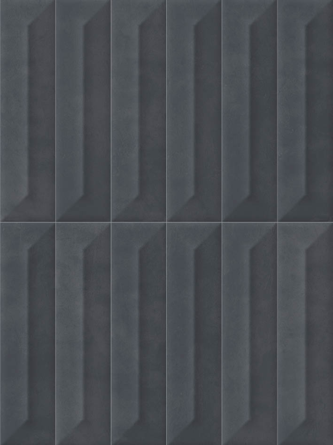 Sartoria Керамическая плитка Pop Ridge Blu Avio Glossy 6.2x25 - изображение 1