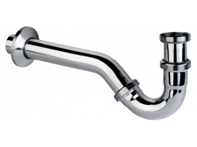 На изображении товар Сифон для биде Hansgrohe Logis, U-образный, 1 1/4, цвет хром от официального представителя в Москве