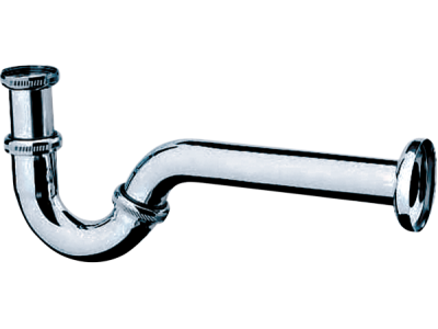 На изображении товар Сифон для биде Hansgrohe, трубчатый, G 1 1/4", цвет хром от официального представителя в Москве