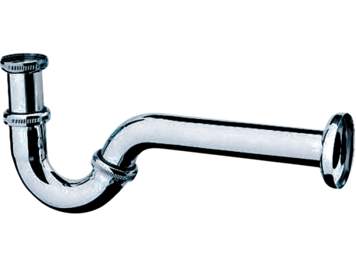 На изображении товар Сифон для биде Hansgrohe, трубчатый, G 1 1/4", цвет хром от официального представителя в Москве