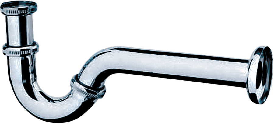 Сифон для биде Hansgrohe, трубчатый, G 1 1/4", цвет хром