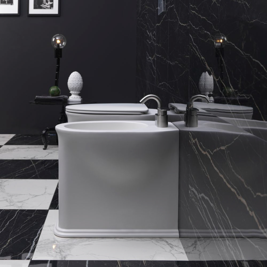 Сиденье для унитаза Flaminia Madre Slim, 470х365 мм, быстросъёмное, с механизмом плавного закрывания soft-closing, цвет Latte - изображение 5