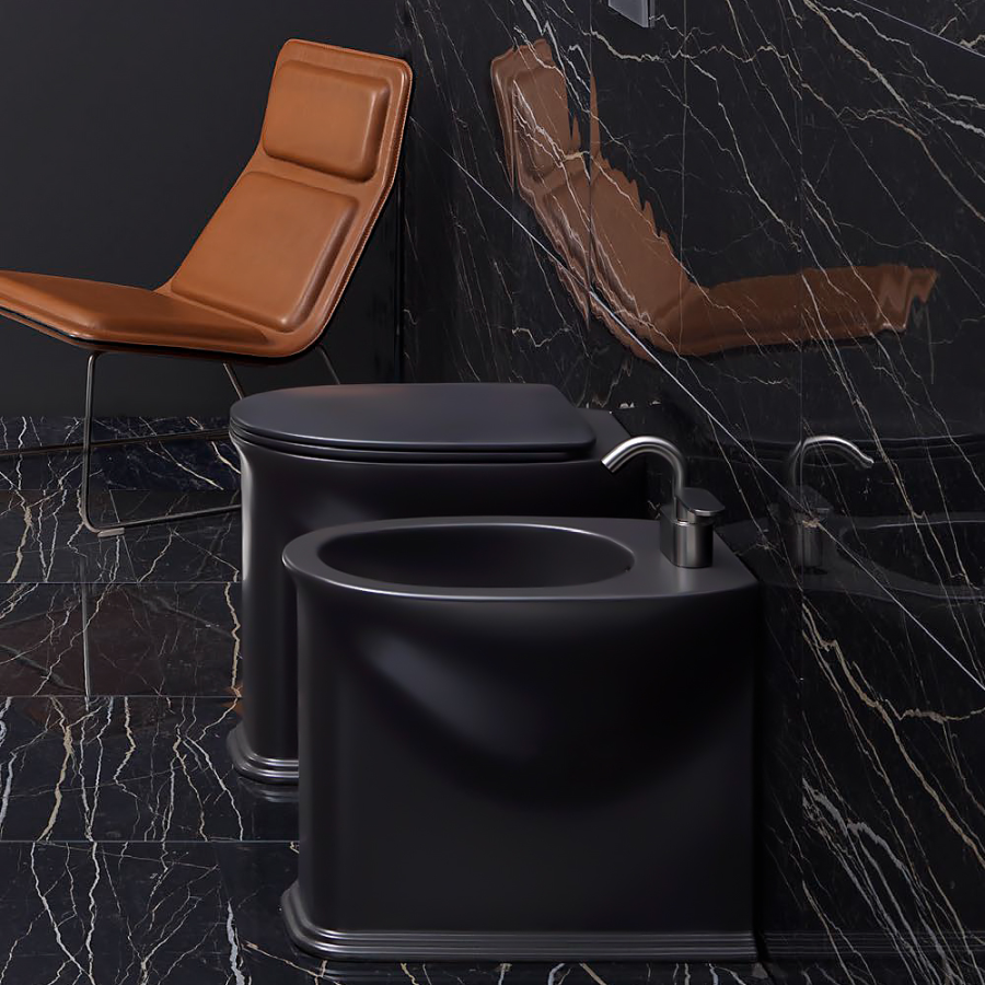 Сиденье для унитаза Flaminia Madre Slim, 470х365 мм, быстросъёмное, с механизмом плавного закрывания soft-closing, цвет Latte - изображение 7
