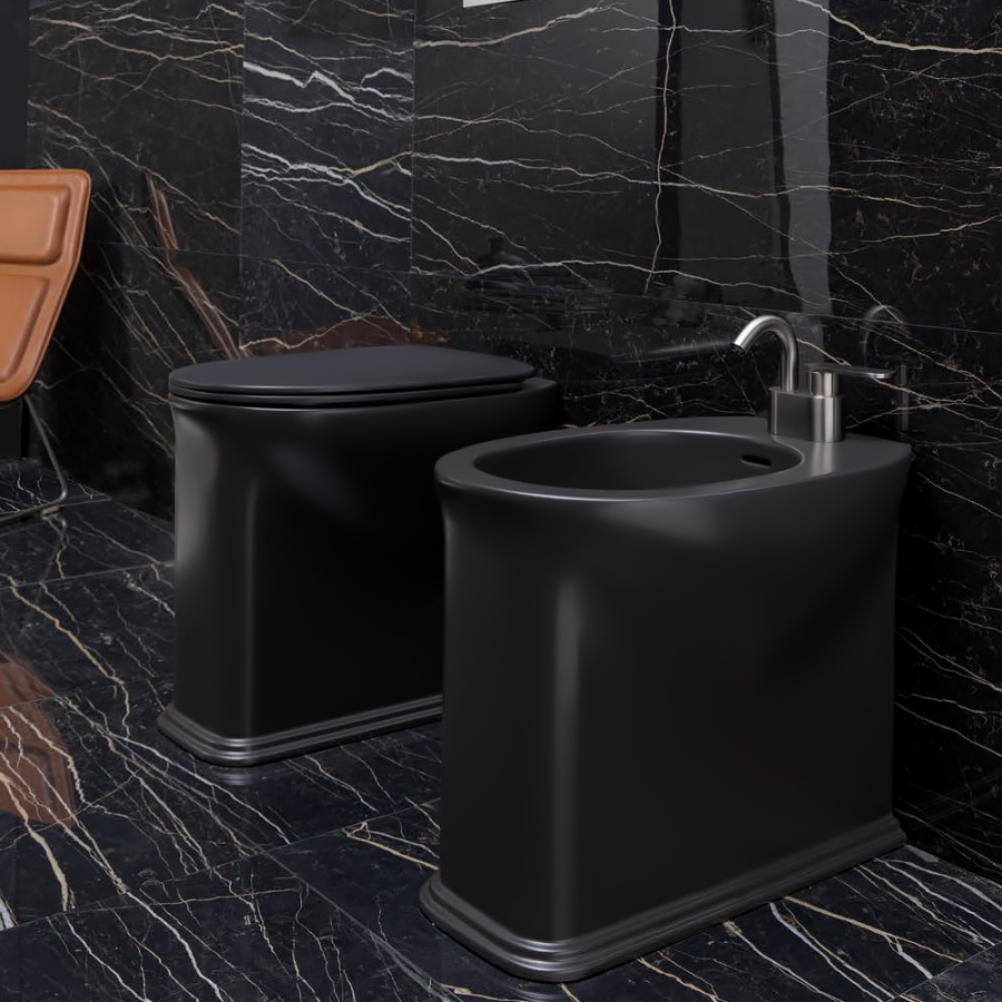 Сиденье для унитаза Flaminia Madre Slim, 470х365 мм, быстросъёмное, с механизмом плавного закрывания soft-closing, цвет Latte - изображение 8