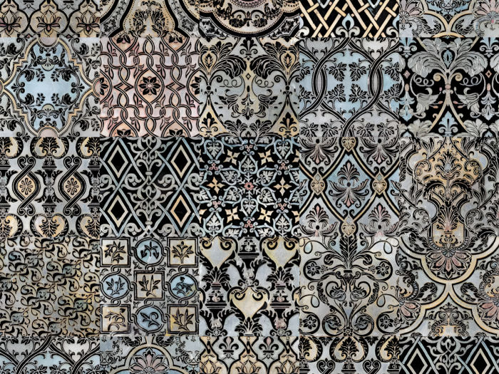 На изображении товар Akros Venezia Камень The Original Aries T Nero Marquinia Mix Silver 14,8x14,8x1 от официального представителя в Москве
