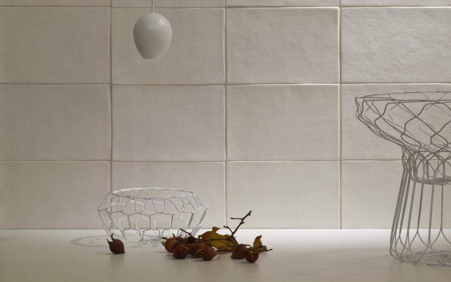 Mutina Керамогранит Bas Relief Coderelief Bianco 26,5x18 - изображение 1