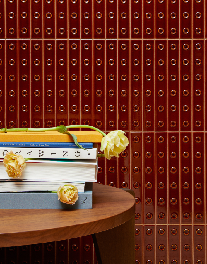 Mutina Керамическая плитка Punto Glossy Down Brun 21X31,5 - изображение 1