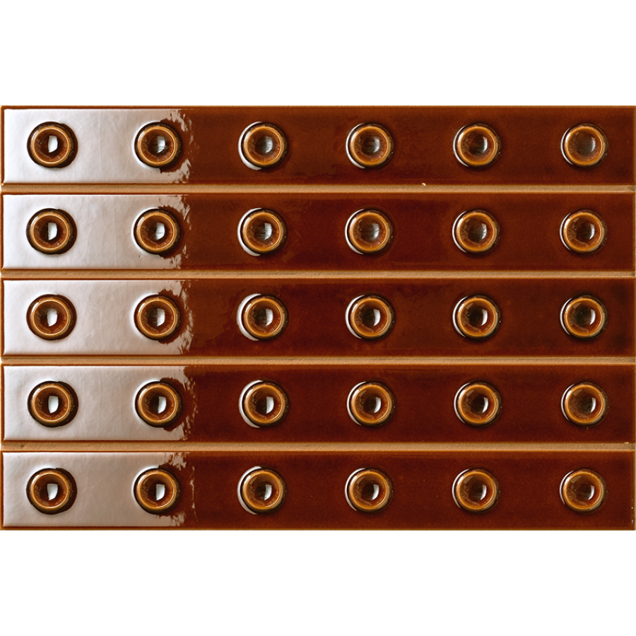 Mutina Керамическая плитка Punto Glossy Down Brun 21X31,5