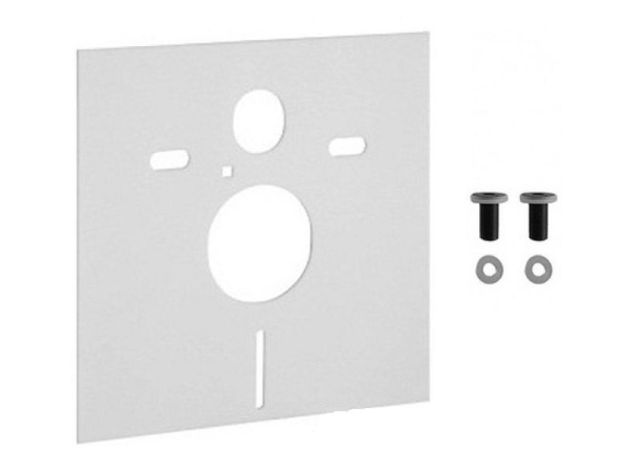 На изображении товар Звукоизолирующий комплект Geberit для подвесного унитаза и биде, цвет белый от официального представителя в Москве