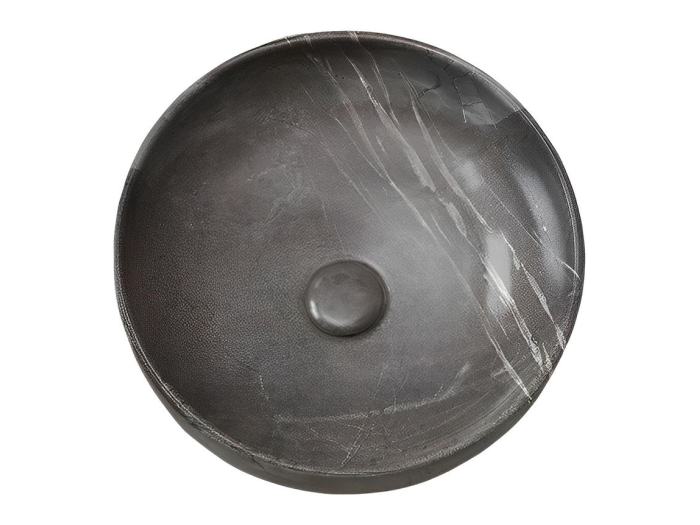 На изображении товар Раковина Cielo Shui ø450х125 мм, цвет Grey Stone от официального представителя в Москве
