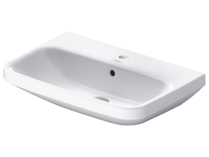 На изображении товар Раковина Duravit DuraStyle подвесная, 650х440 мм, с переливом, 1 отверстие под смеситель, цвет белый с покрытием WonderGliss от официального представителя в Москве