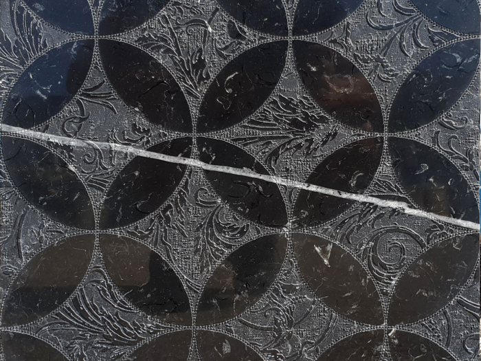 На изображении товар Akros Venezia Камень Avantgarde Lumen LN Nero Marquinia 80X80X1 от официального представителя в Москве
