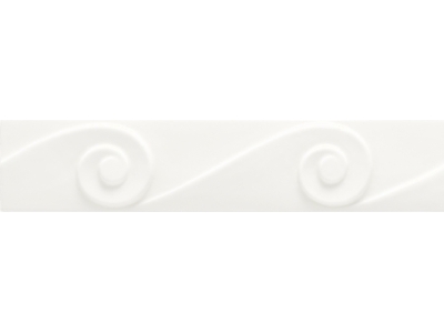 CERAMICHE GRAZIA Декор ESSENZE ONDA 5,5X26 BIANCO CRAQUELE'