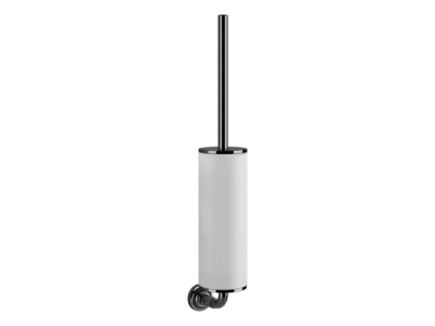 На изображении товар Ёршик Gessi Venti20, настенный, цвет White/Black Metal PVD от официального представителя в Москве
