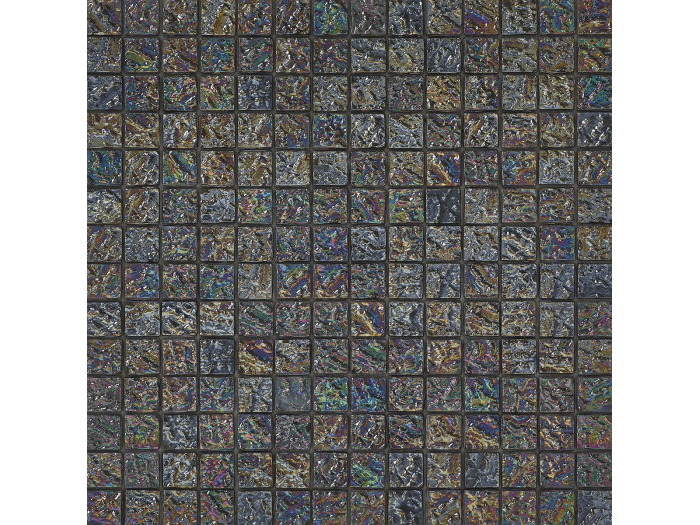 На изображении товар Sicis Стеклянная мозаика Tephra Kiska Irid chips size 20х20 mm sheet-size 295x295 mm от официального представителя в Москве