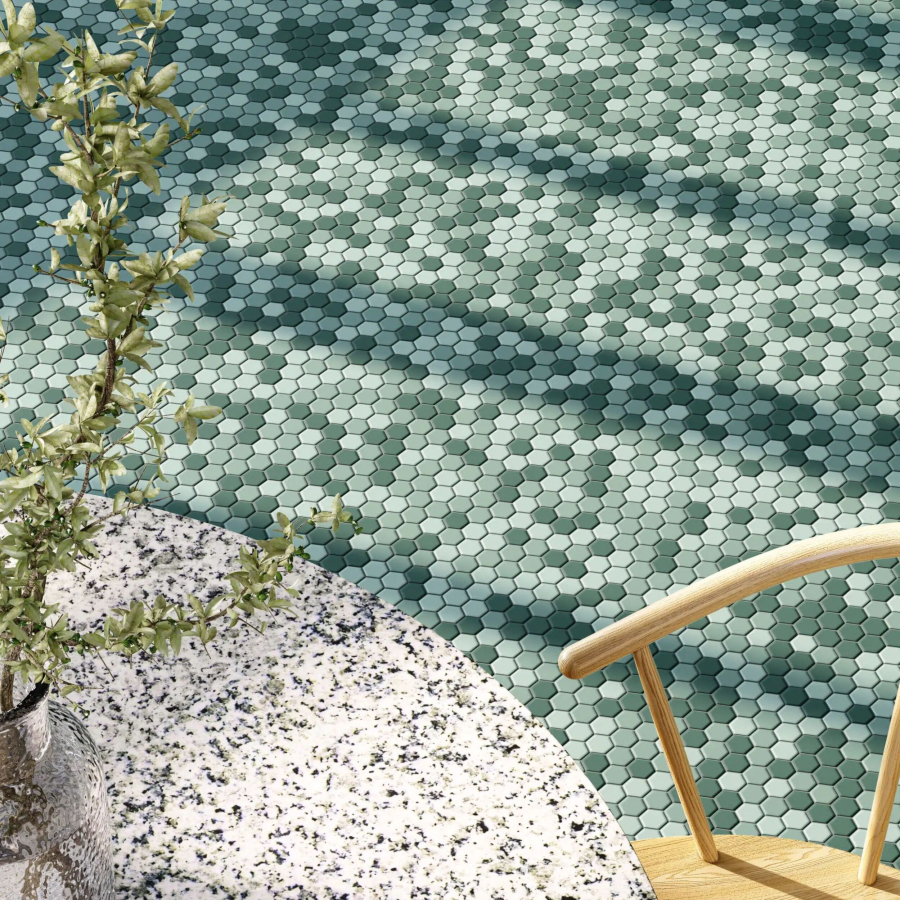 Appiani Керамическая мозаика Eden Celestiale glossy 30x30 (2.5x2.8 ) - изображение 13
