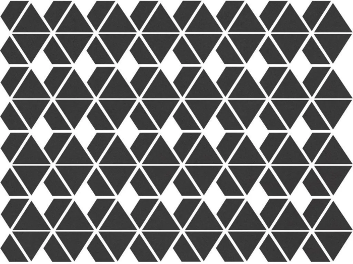 На изображении товар Living Ceramics Керамогранит Cava Black Mosaic D Natural 22,8x27,1 от официального представителя в Москве