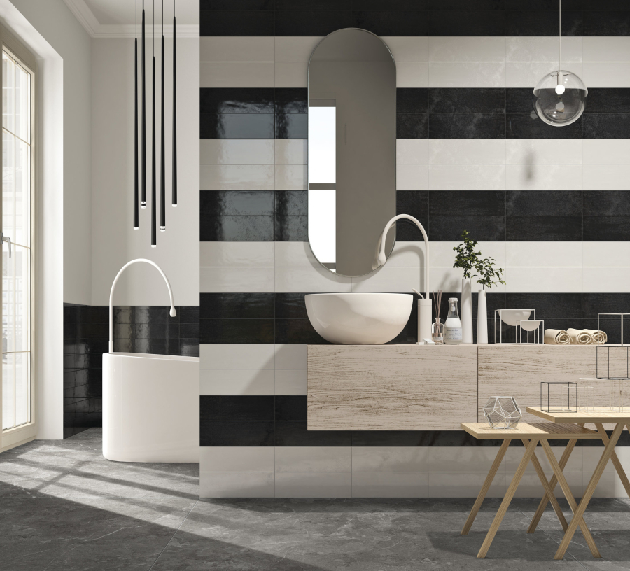 Iris Ceramica Керамическая плитка Maiolica Latte glossy 10x30 - изображение 1