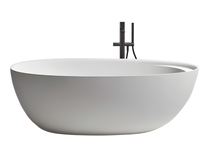 На изображении товар Ванна Antonio Lupi Eclipse Small, 1600 х 750 мм, отдельно стоящая, цвет белый матовый от официального представителя в Москве