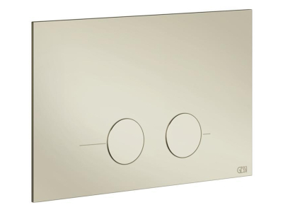 Клавиши смыва Gessi, для унитаза, к инсталляции Geberit (Geberit Sigma 8 и Geberit Sigma 12), цвет Nickel PVD